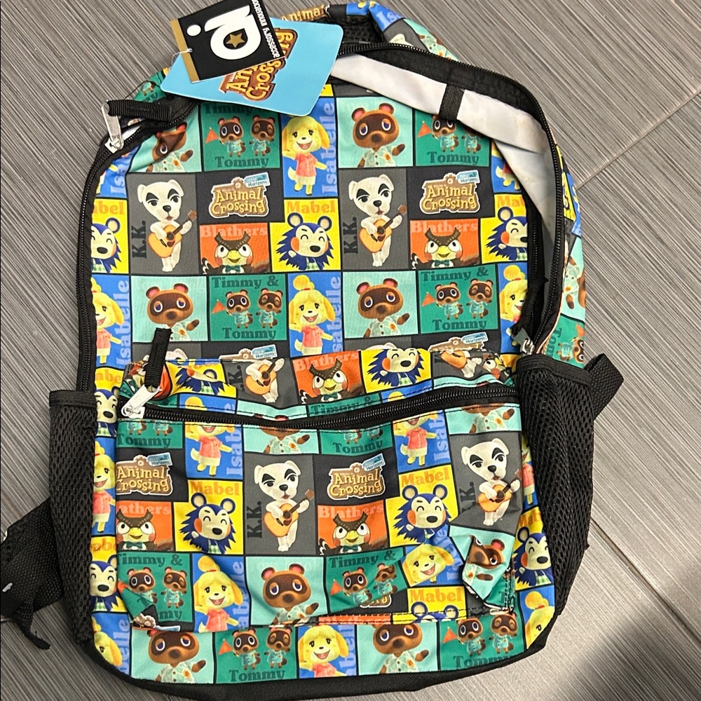 Bioworld Animal Crossing Multicolor Backpack